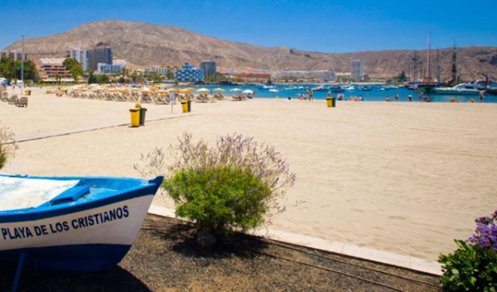 Ocean View Apartment Over Los Cristianos, Playa Las Vistas Лос Кристианос Екстериор снимка